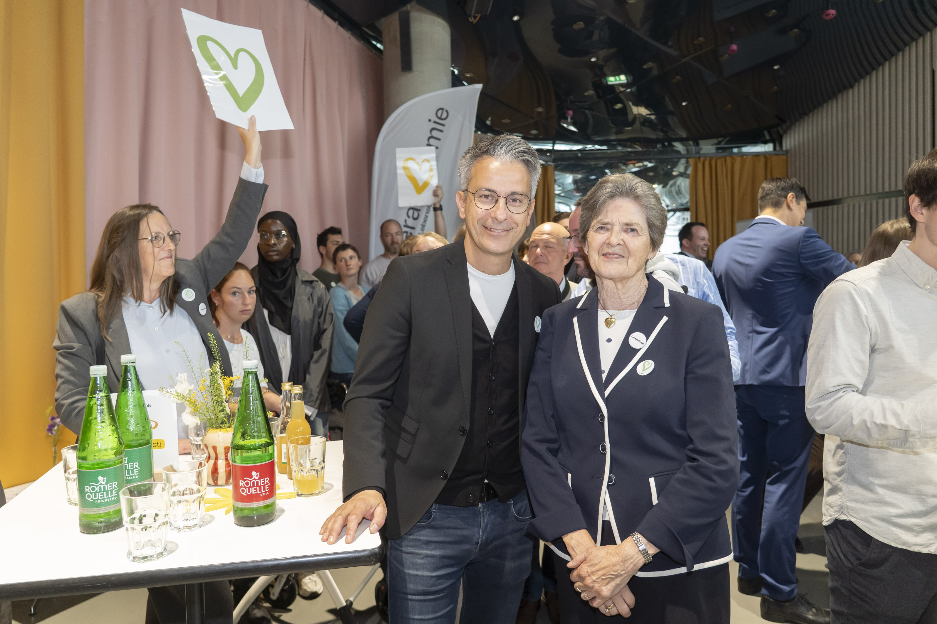 Stadtrat Kurt Hohensinner und LebensGroß-Präsidentin Ursula Vennemann