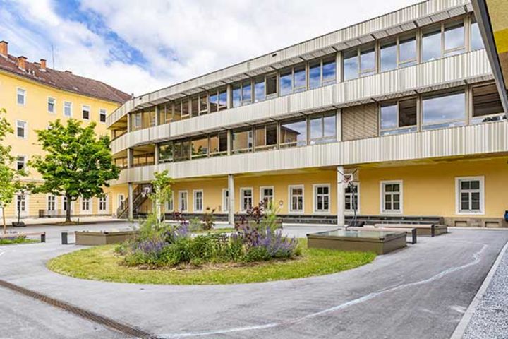 Ein Zubau am Campus Sacré Coeur