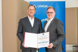 Grazer Stadtwappen für UNIQA