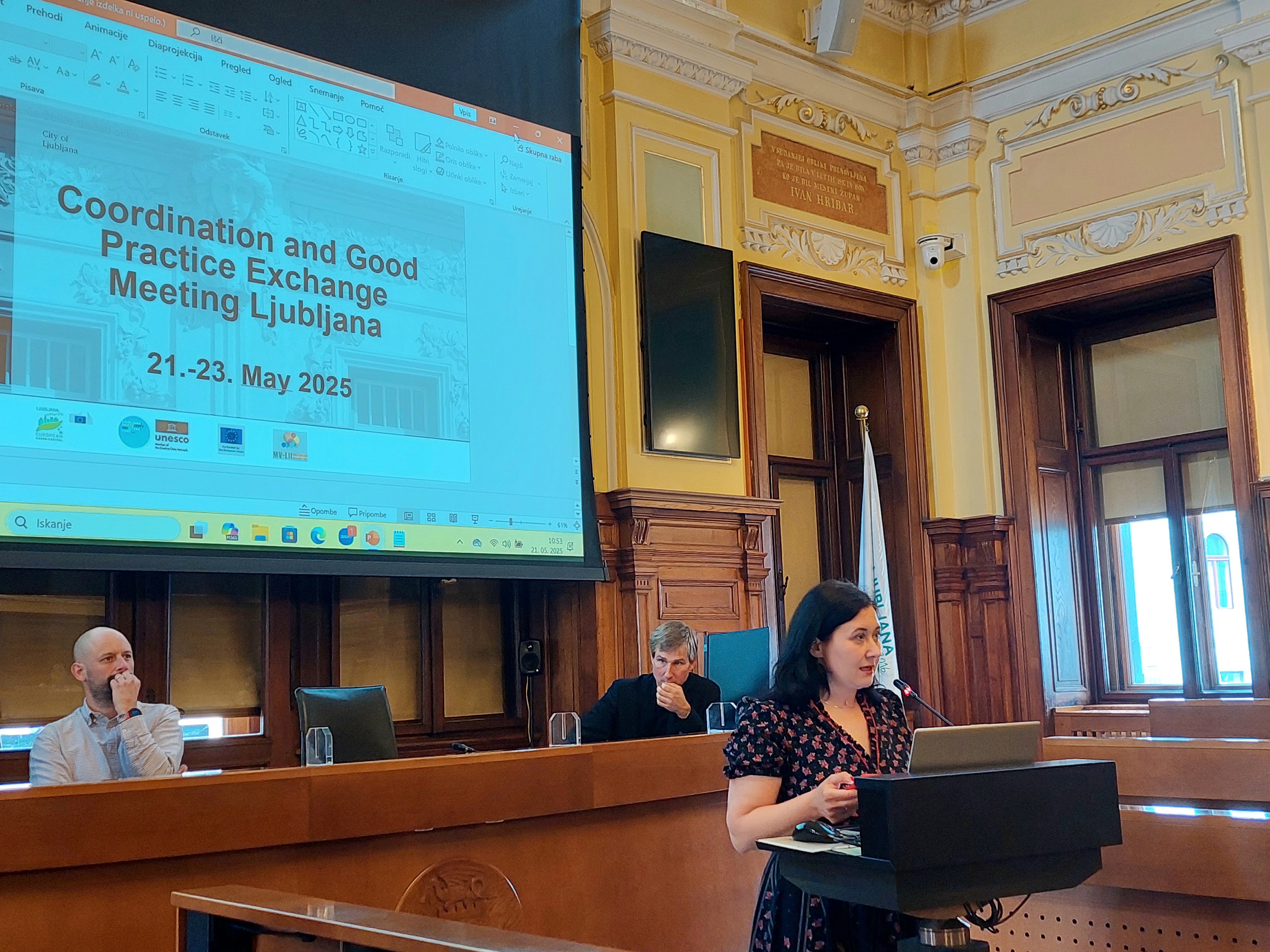 Studienreise in Ljbublana, EU-Projekt EMV-LII
