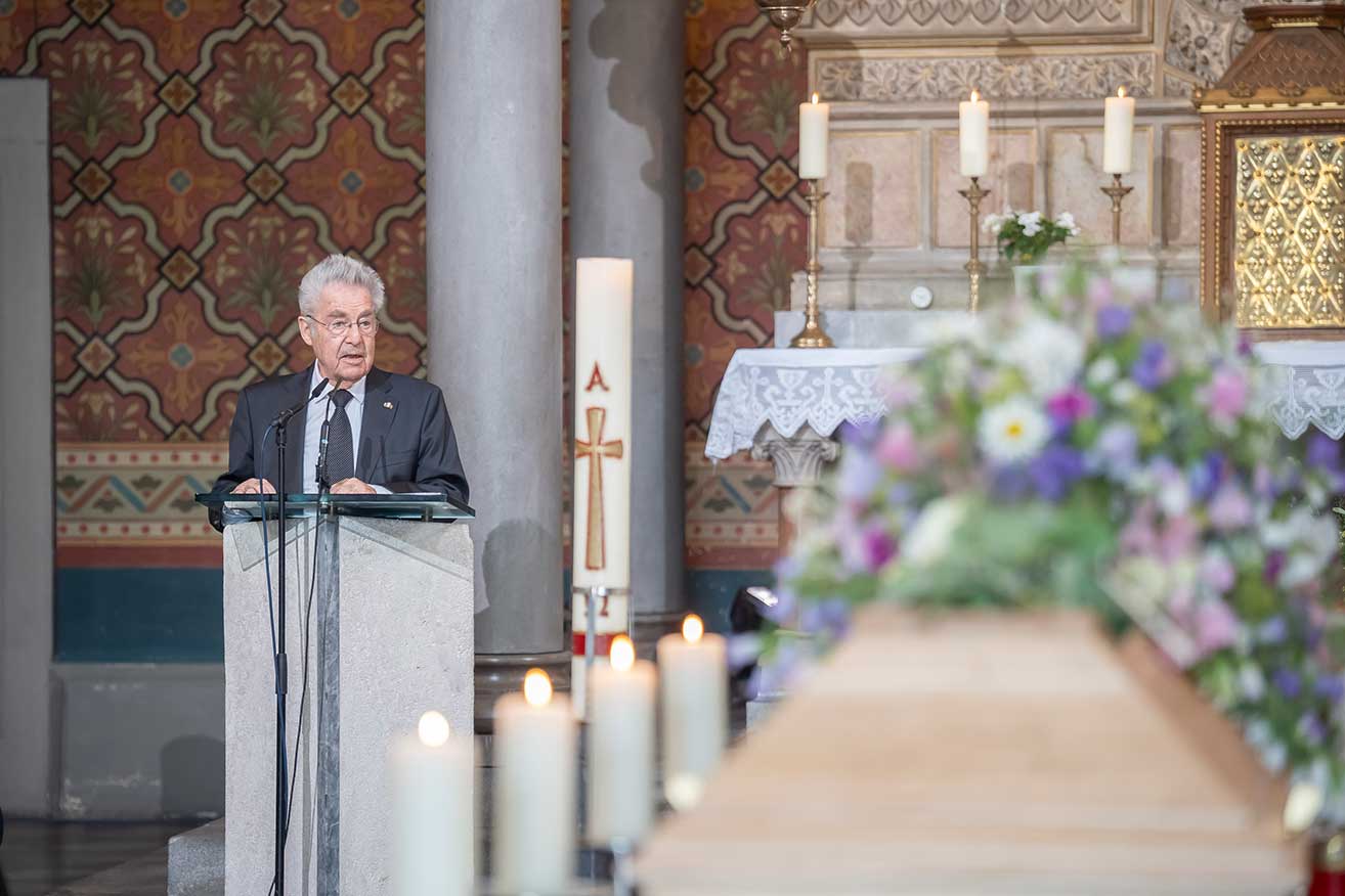 Bundespräsident a.D. Heinz Fischer war ein Weggefährte Alfred Stingls