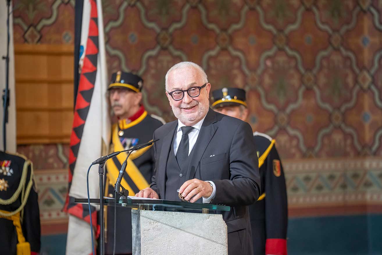 Peter Grabensberger bedankte sich bei Alfred Stingl für die wunderbaren Begegnungen.