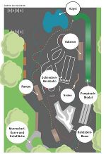 Grafik des neuen RadSpielPlatzes