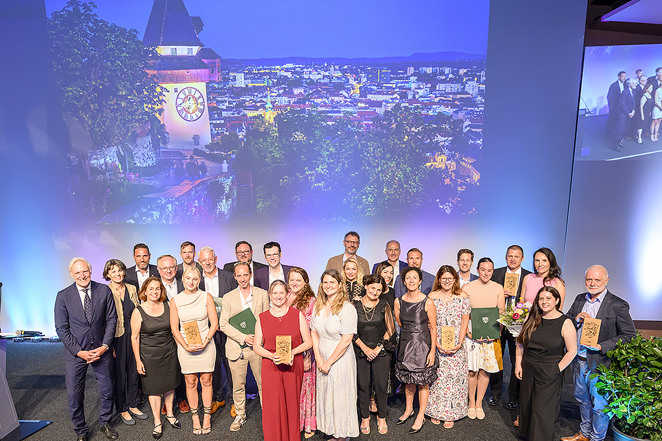 So sehen Gewinner:innen aus: der Congress Award 2025 wurde in der Stadthalle verliehen. © mcg/Wieser So sehen Gewinner:innen aus: der Congress Award 2025 wurde in der Stadthalle verliehen.
