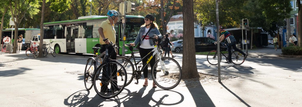 Immer mehr Wege in Graz werden umweltfreundlich zurückgelegt © Stadt Graz Immer mehr Wege in Graz werden umweltfreundlich zurückgelegt