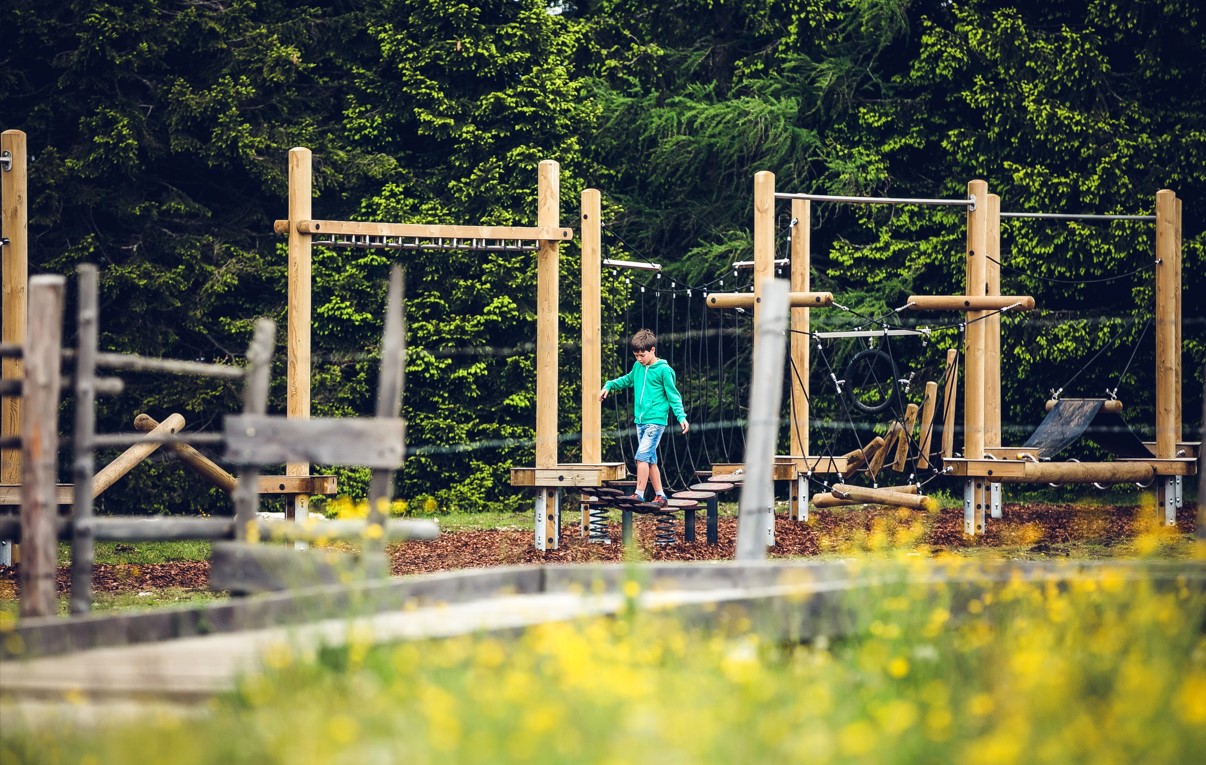 Im Kletterparkt am Hilmteich © Lupi Spuma Im Kletterparkt am Hilmteich