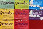 Pensionskarten der letzten Jahre