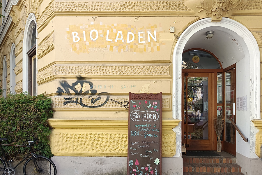 Naturkostladen Matzer verspricht Bioqualität.