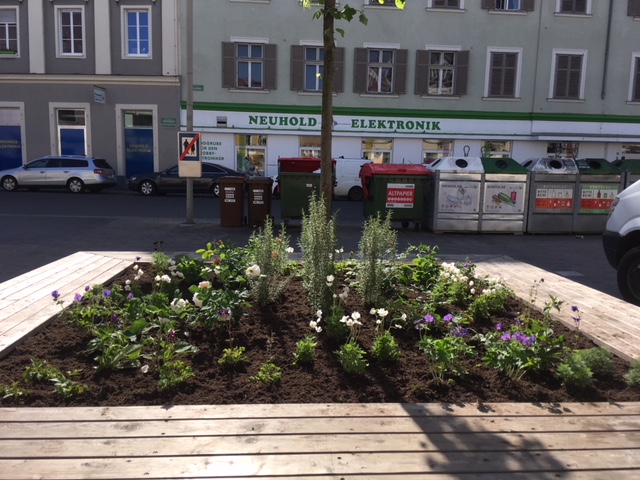 Griesplatz Nord: Der Sommer kommt mit neuen Pflanzen © Stadt Graz Griesplatz Nord: Der Sommer kommt mit neuen Pflanzen