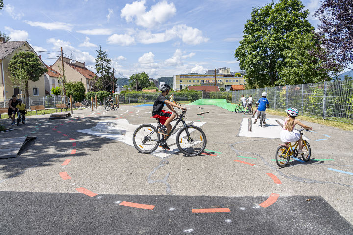 Radspielplätze in Graz