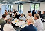 Workshop im Lendhafen mit Stakeholder:innen, Unternehmer:innen und Expert:innen zur Erarbeitung des Zukunftsbildes der Grazer Innenstadt aus wirtschaftlicher Sicht