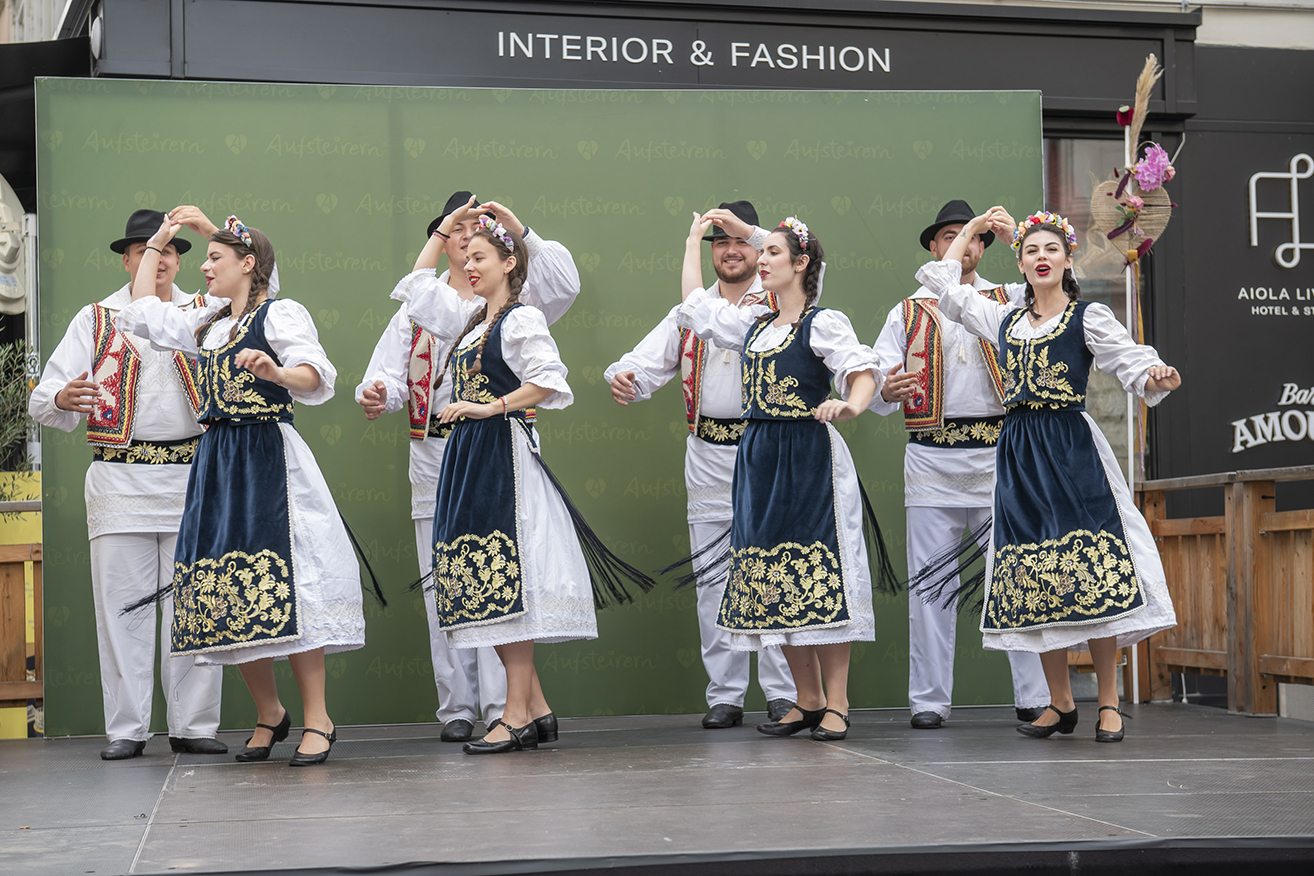 Schön, anzuschauen: Tanzgruppe aus Timișoara.