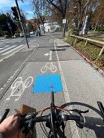 Der durchgängige Innenstadt-Ring wird für den Radverkehr markiert.