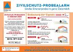 Zivilschutz-Probealarm am 4. Oktober 2025