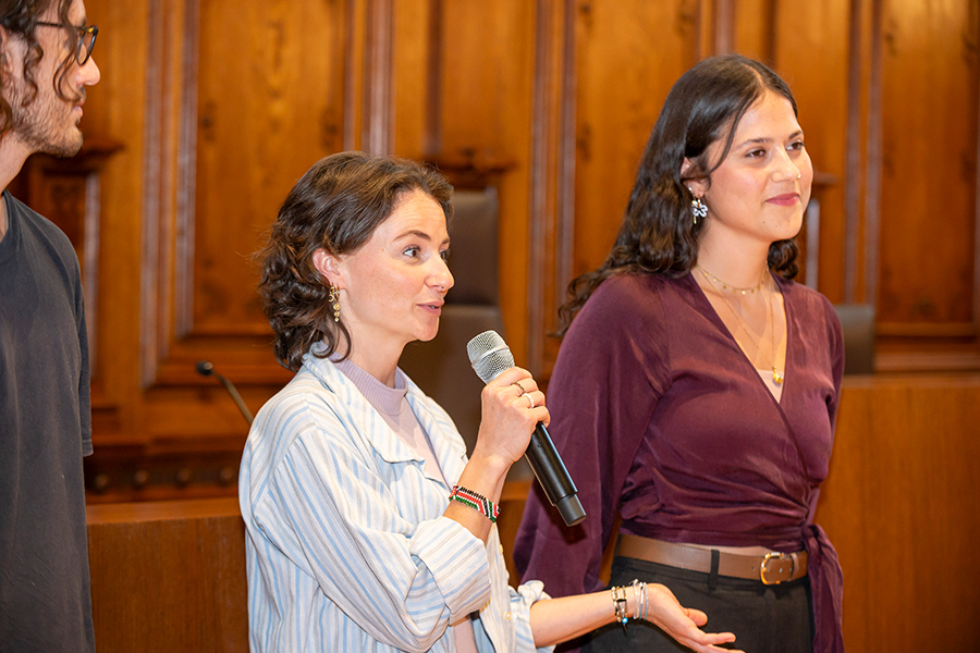Sind beim Klima-Pakt voll engagiert: Christina Stocker und Katharina Truschner (v. l.)