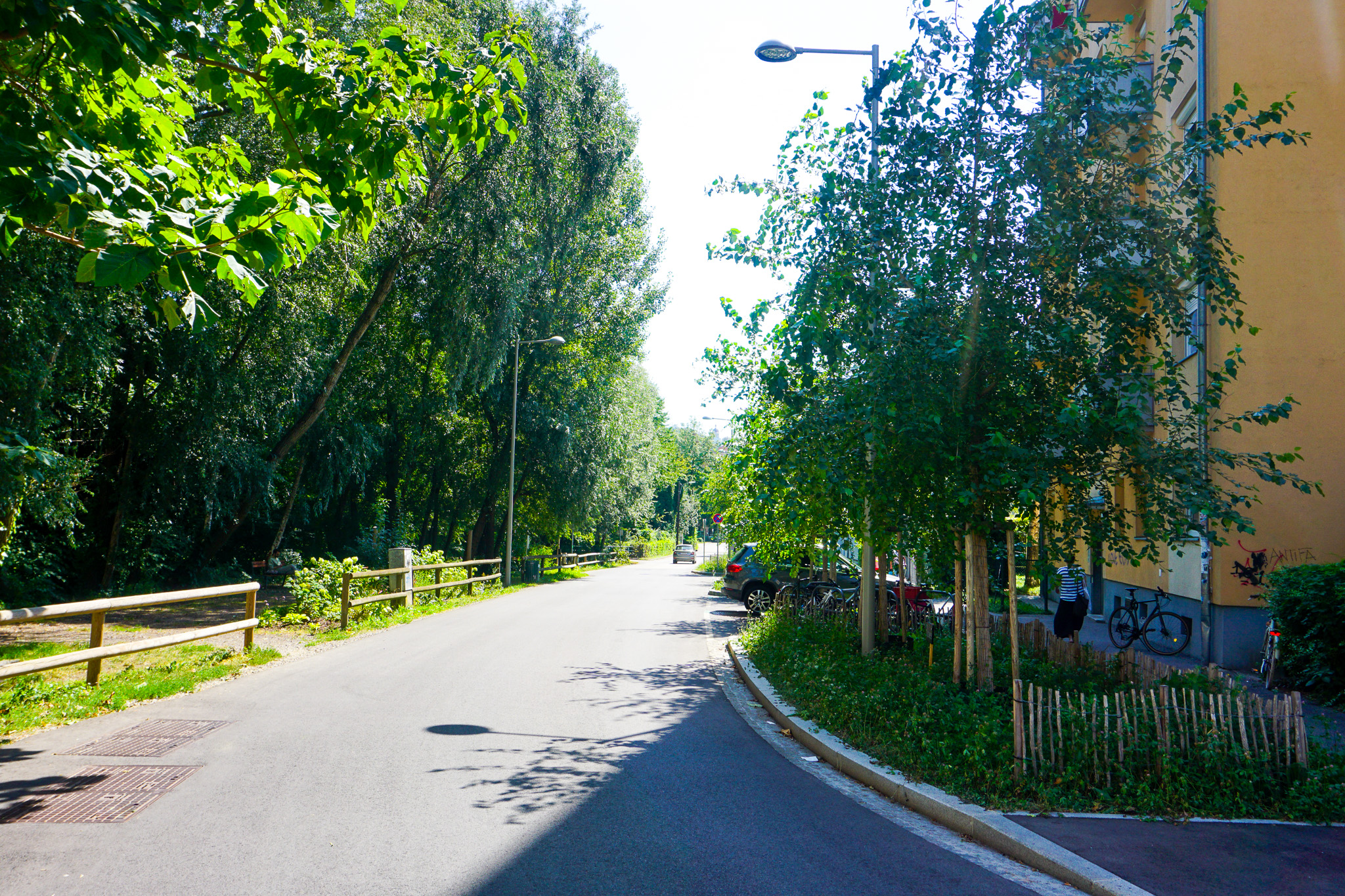 Blick in Richtung südliche Zeillergasse