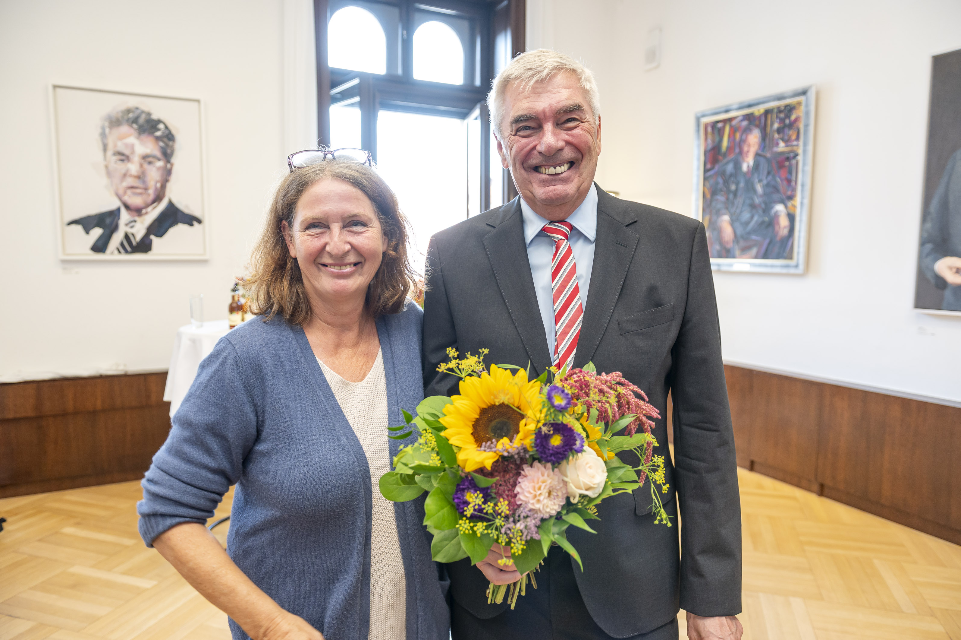 Goldenes Ehrenzeichen für Werner Miedl und Wolfram Sacherer am 22.9.2025 im Grazer Rathaus