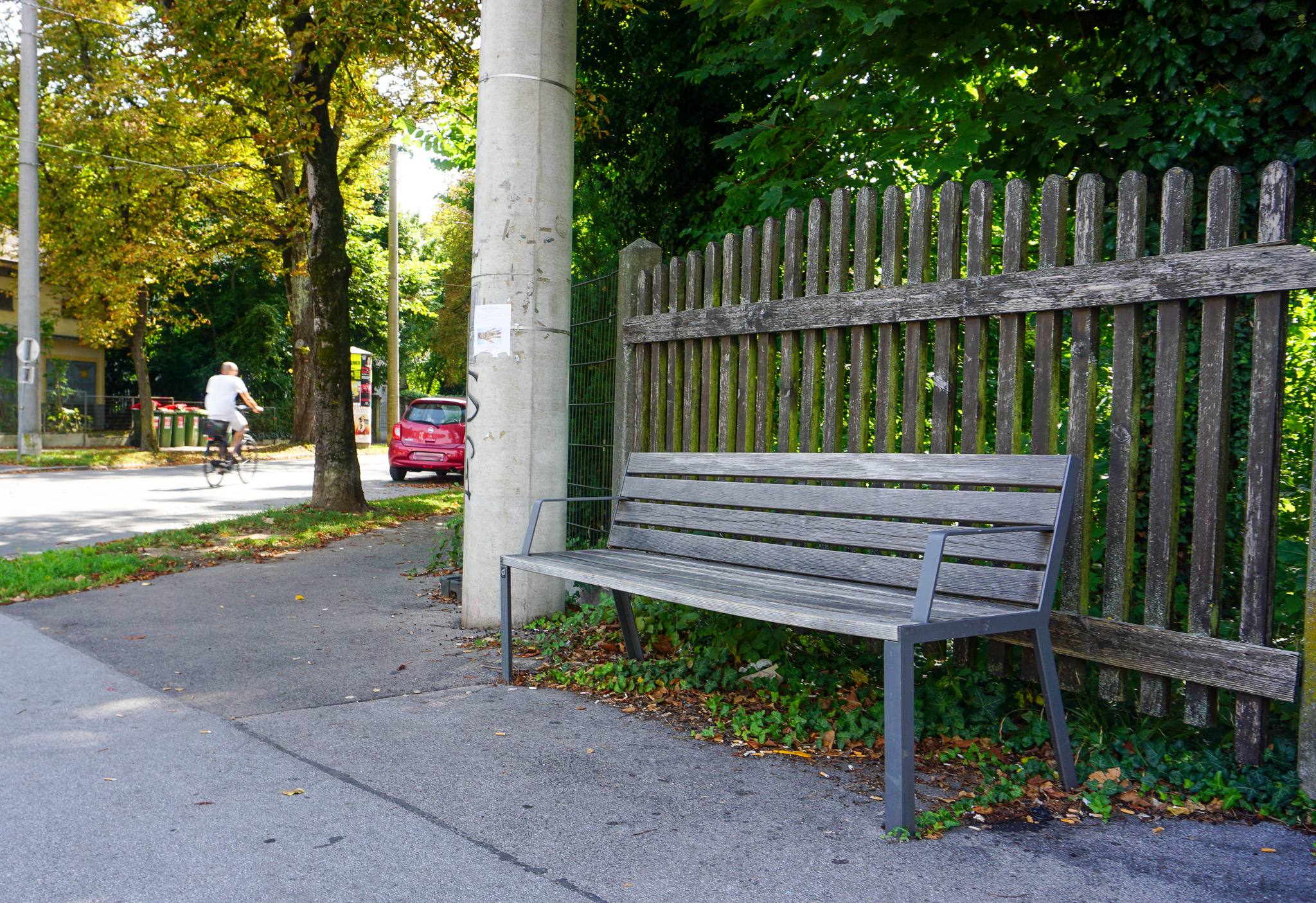 Sitzbank Ecke Schubertstraße/Hilmgasse