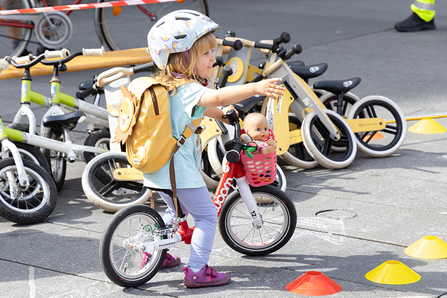 Das Mobilitätsfest mitten im Herzen der Stadt zeigte, wie lustvoll aktives Fortbewegen sein kann.