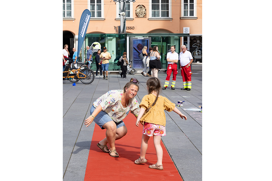 Das Mobilitätsfest mitten im Herzen der Stadt zeigte, wie lustvoll aktives Fortbewegen sein kann.