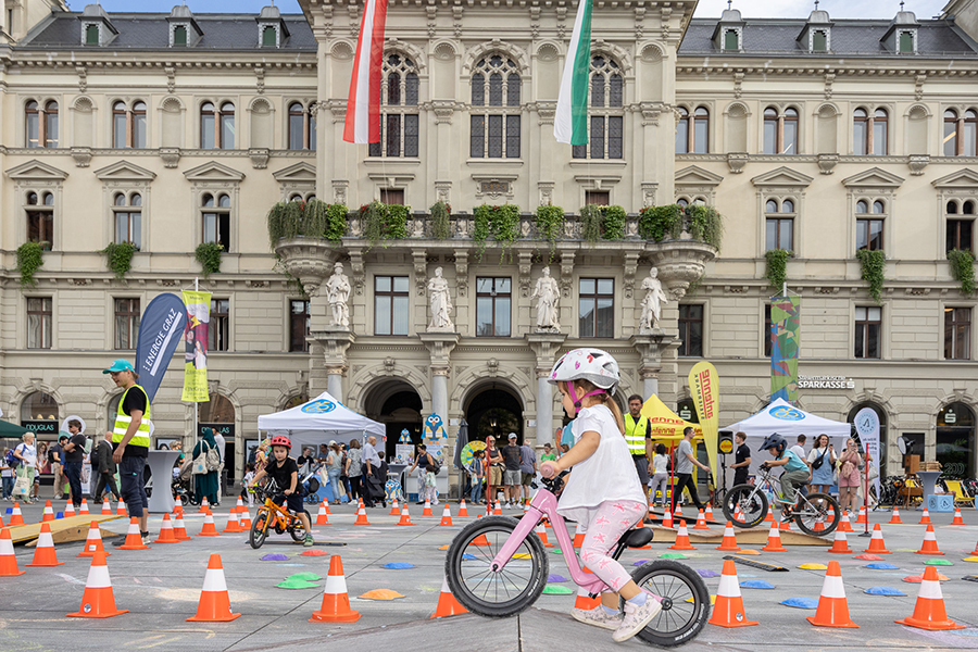 Ausprobieren, informieren und aktiv werden: beim Mobilitätsfest war dies Programm,