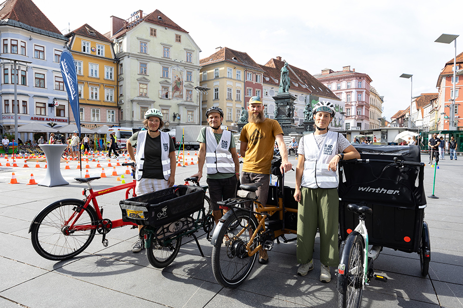 Der Autofreie Tag in Graz als lebendiger Beweis, wie klimafreundliche Mobilität bewegt,