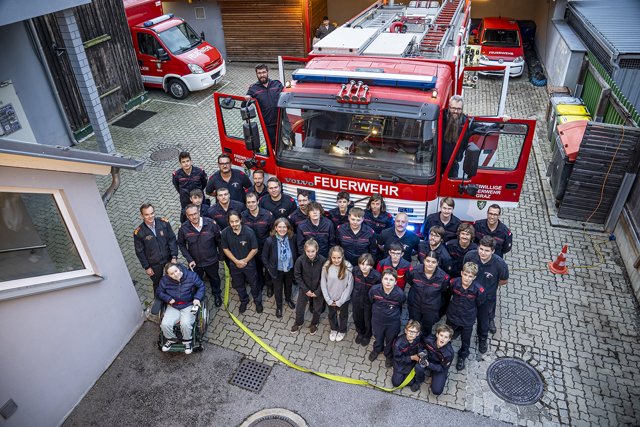Wenn ein neues Fahrzeug, wie das HLF 3000-300, in den aktiven Dienst gestellt wird, will das ausgiebig gefeiert werden.