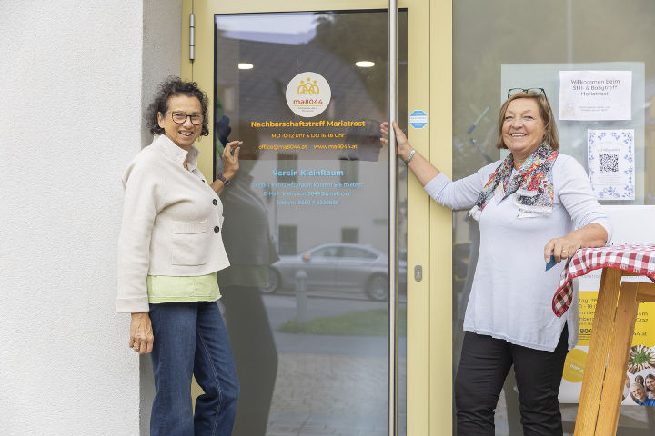 Die Gründerinnen des neuen Nachbarschaftstreffs ma8044