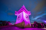 Uhrturm pink