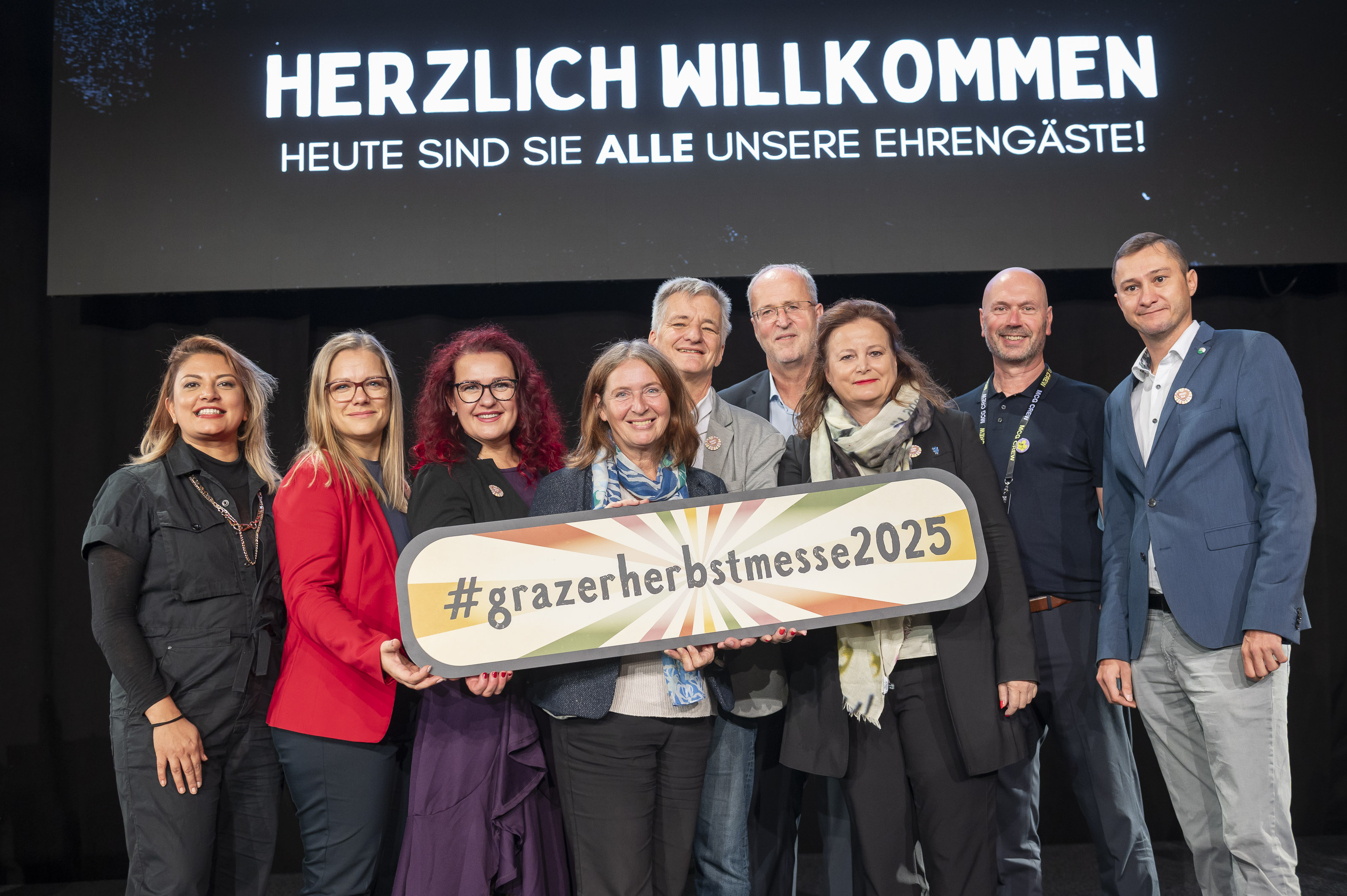 Großes Aufgebot bei der offiziellen Eröffnung der Grazer Herbstmesse 2025.