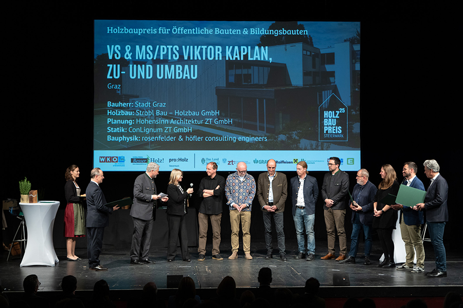 Holzbaupreis für die Stadt: tolle Teamarbeit