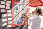 Das Stadtlabor sammelte Eindrücke und Wünsche. © Stadt Graz/Fischer Das Stadtlabor sammelte Eindrücke und Wünsche.