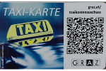 Taxikostenzuschuss Karte © Stadt Graz/Amt der Bürgermeisterin Taxikostenzuschuss Karte