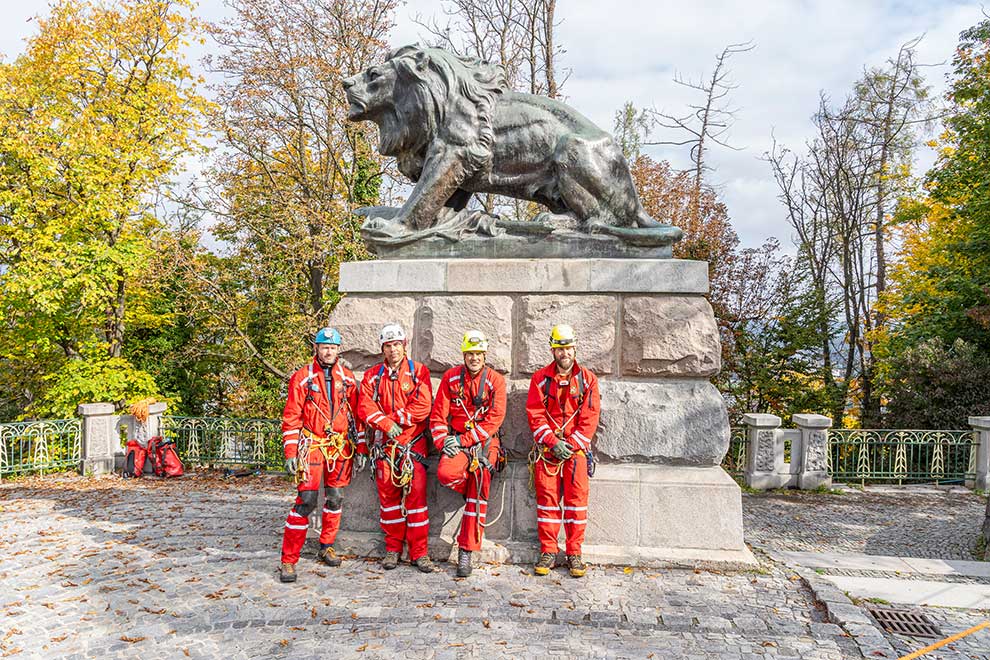Impressionen der Übungsteile, die in Graz stattfanden.