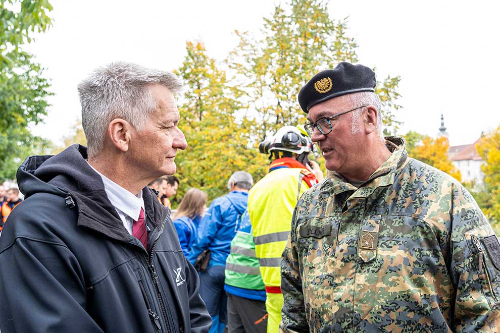 Impressionen der Übungsteile, die in Graz stattfanden.