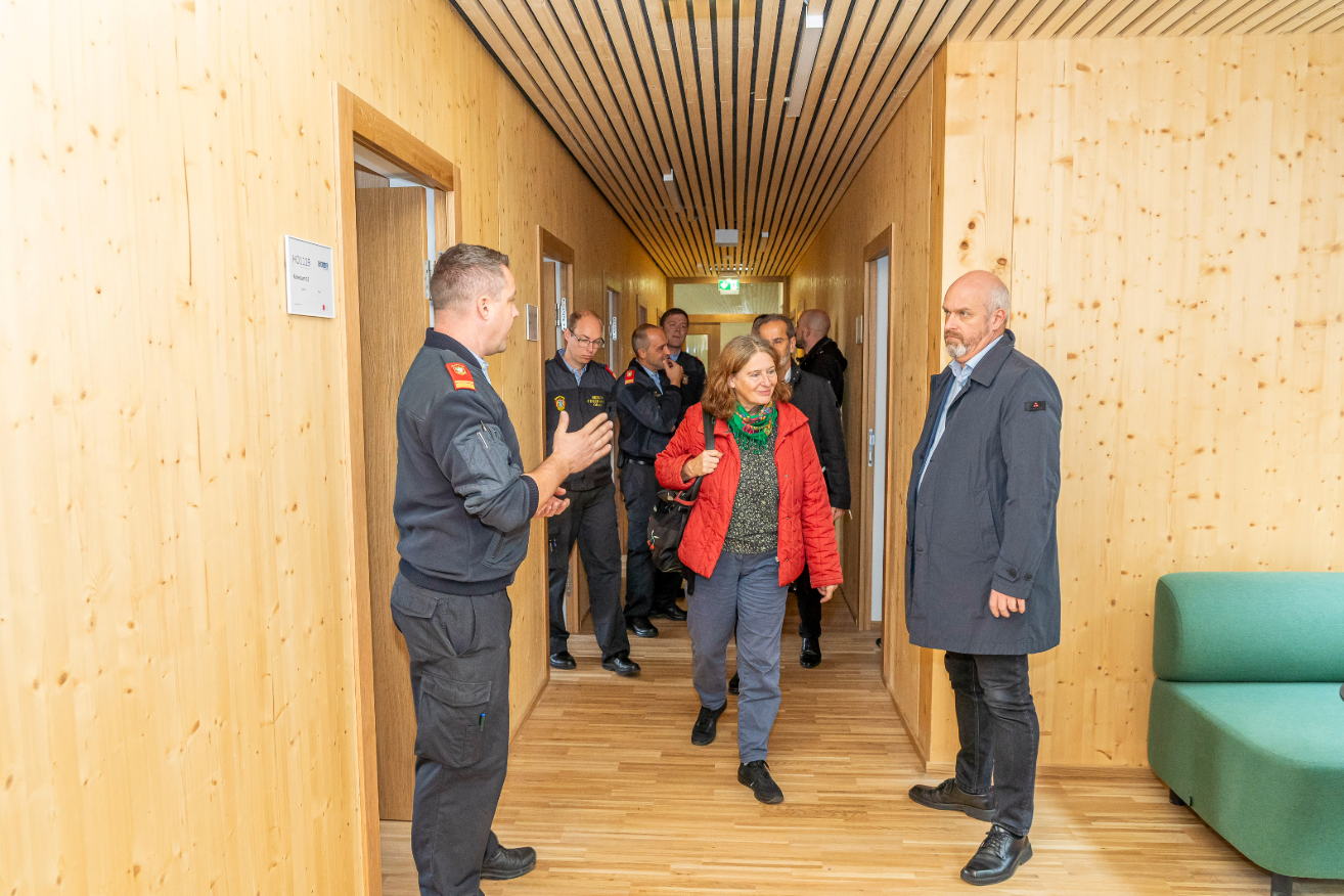 Beim Neubau setzte man auf Naturmaterialien. © Stadt Graz/Fischer Beim Neubau setzte man auf Naturmaterialien.