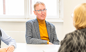 Klaus Masetti: der Mann mit guten Nerven und entsprechendem Kaffeevorrat. © Stadt Graz/Fischer Klaus Masetti: der Mann mit guten Nerven und entsprechendem Kaffeevorrat.