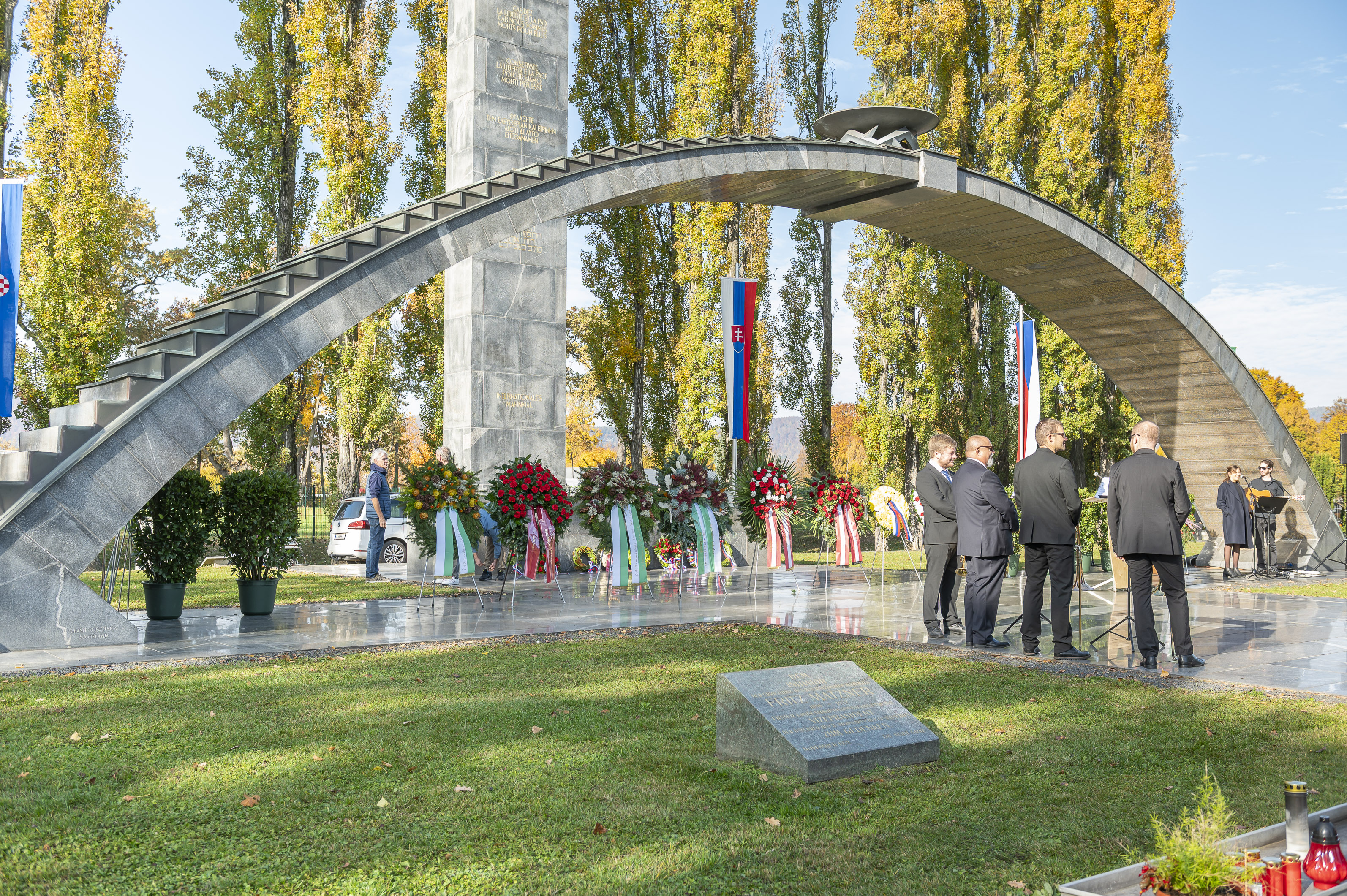 Eindrücke der Gedenkfeier. © Stadt Graz/Fischer Eindrücke der Gedenkfeier.