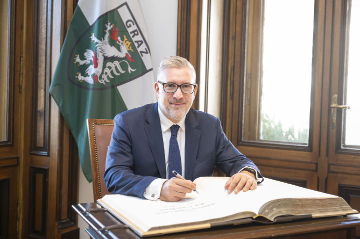 Sloweniens Botschafter Marko Štucin zu Besuch