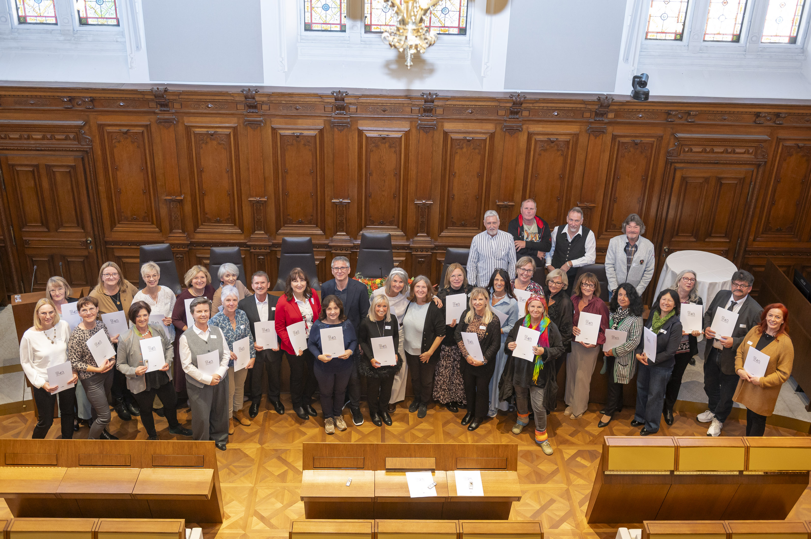 Ebenso wie jene Jubilar:innen, die bereits seit 40 Jahren bei der Stadt Graz tätig sind.