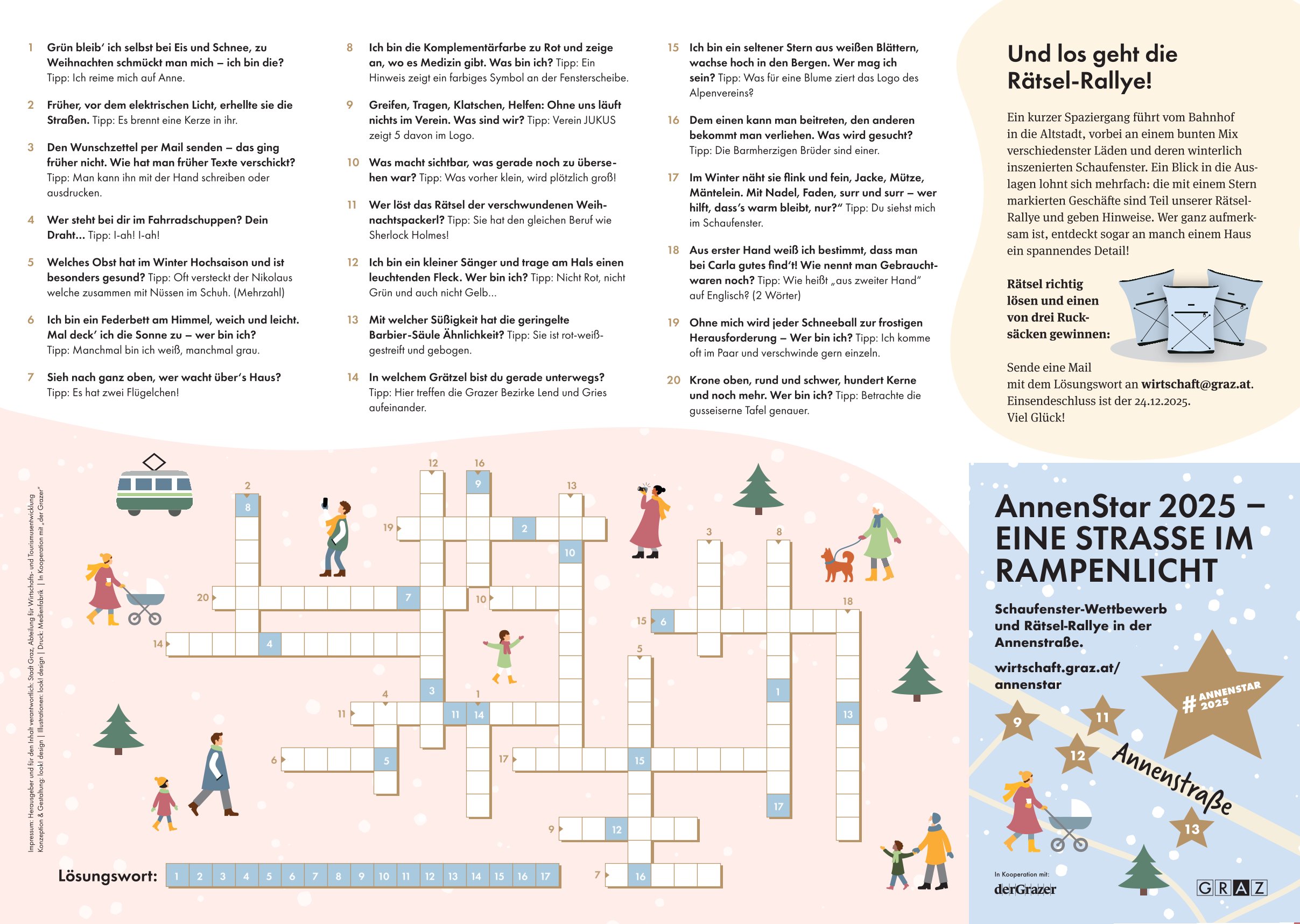 AnnenStar Rätsel-Rallye © Stadt Graz AnnenStar Rätsel-Rallye © Stadt Graz