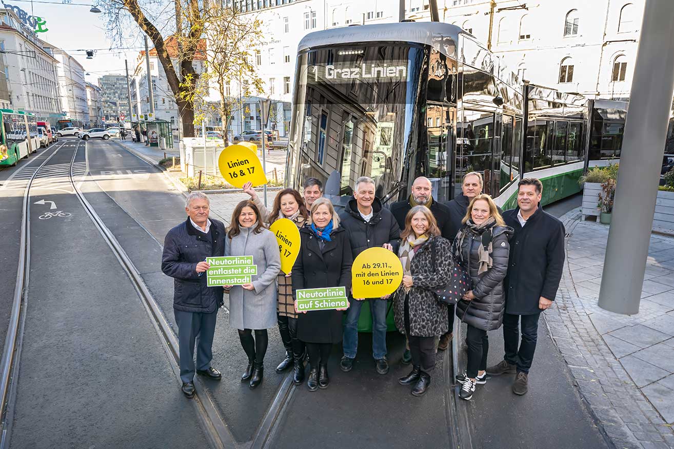 Neutorlinie ab 29. November in Betrieb