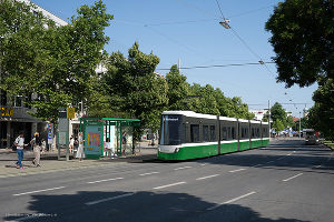Start für die Straßenbahnlinie 8