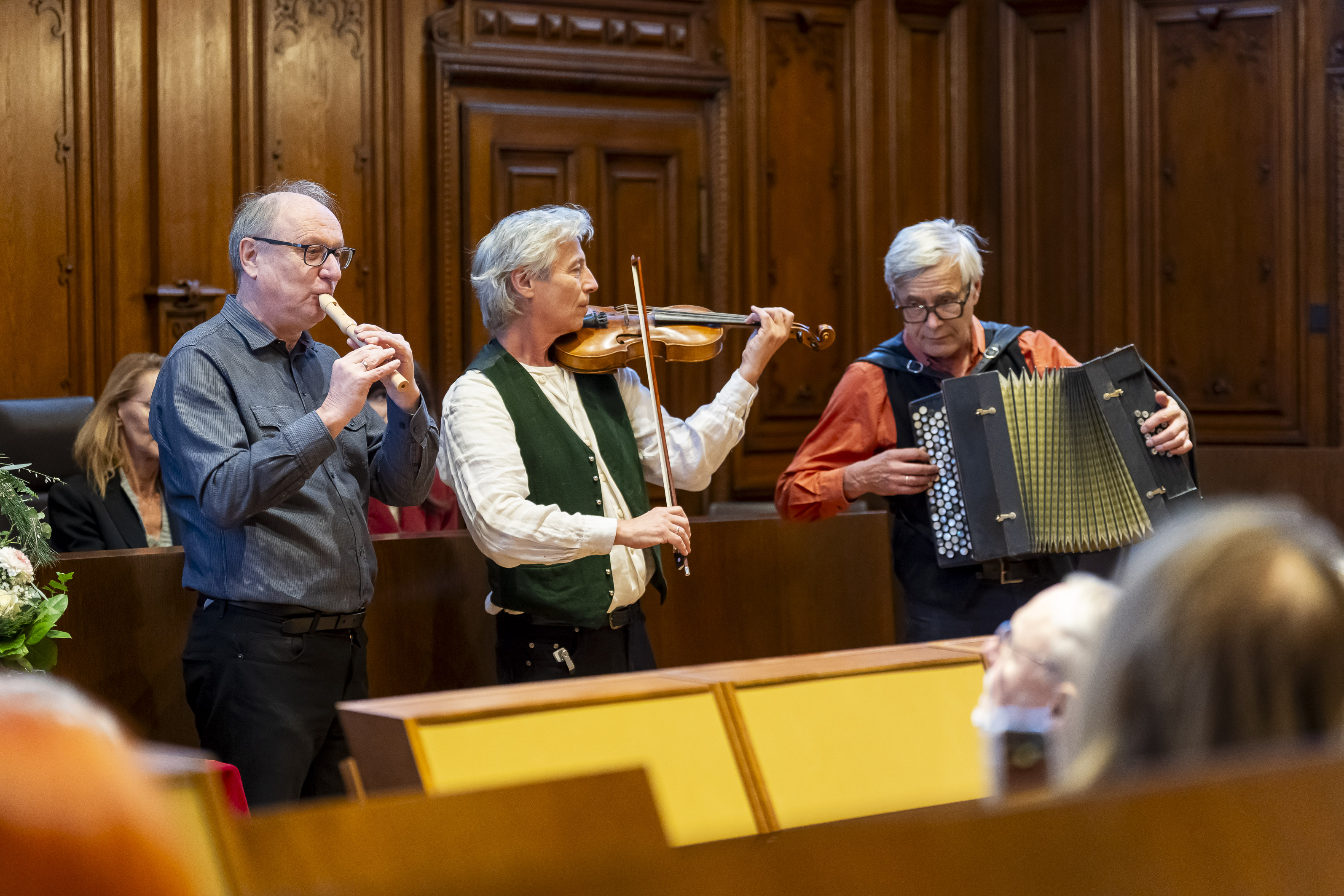 Für die musikalische Untermalung sorgte die steirische Volksmusikgruppe Aniada a Noar