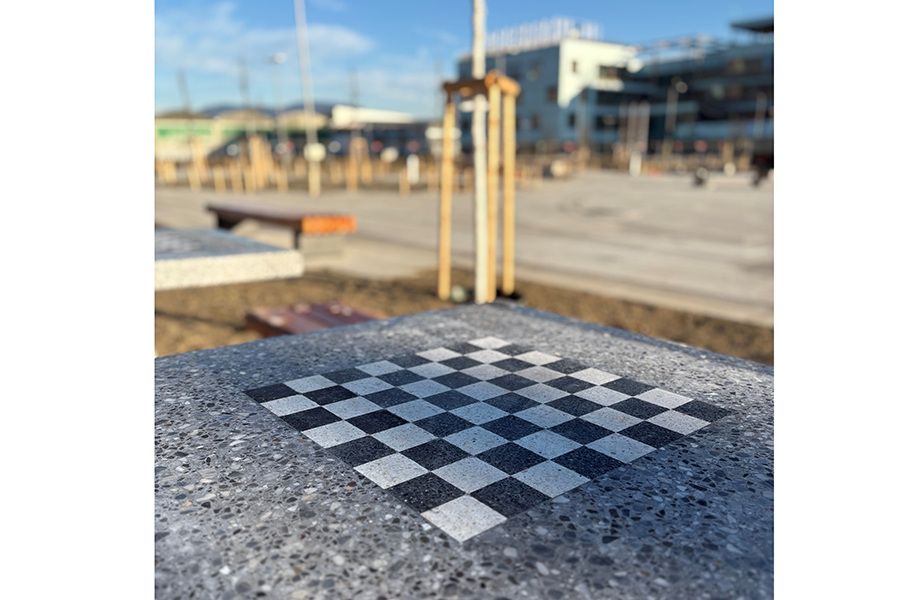 Schachbegeisterte können hier ebenfalls Platz nehmen, 