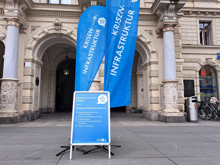 Blackout-Vorbereitungen in Graz