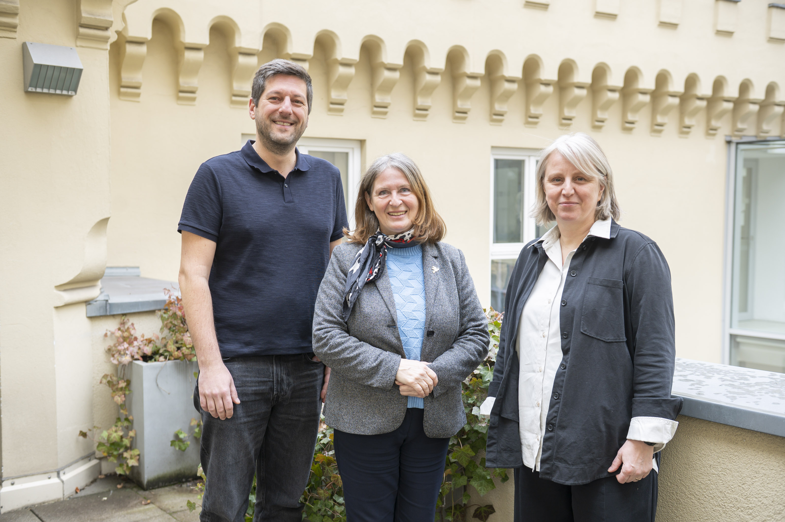 Patrick Antal (Sozialamt), Bürgermeisterin Elke Kahr, Eva Seiler (Sozialamt). (v.l.)