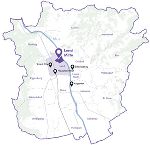 Verortung Projektgebiet Lend Mitte