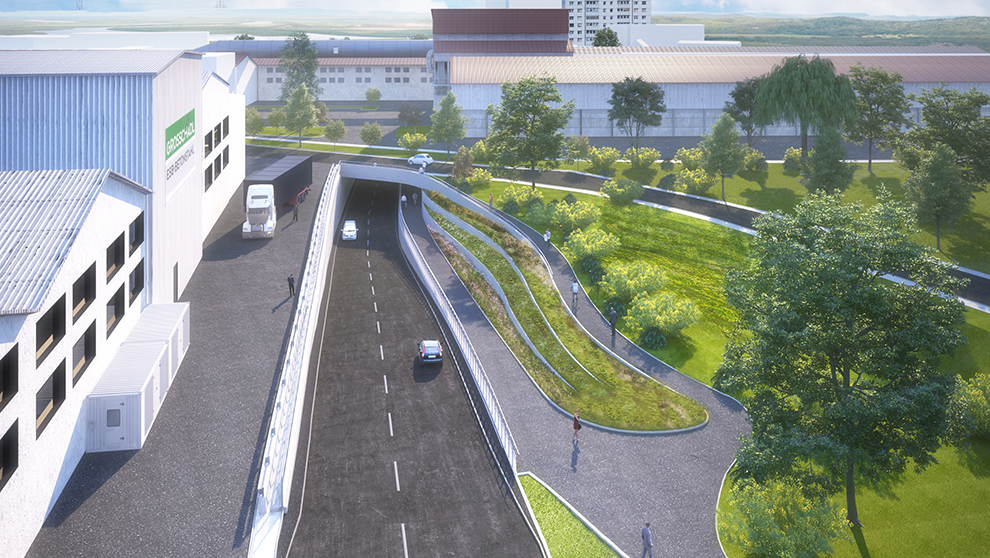 Die Unterführung Josef-Huber-Gasse wird eien neue Verbindung von und nach Reininghaus.