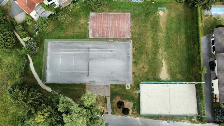 Luftbild Bezirkssportplatz Am Eichengrund